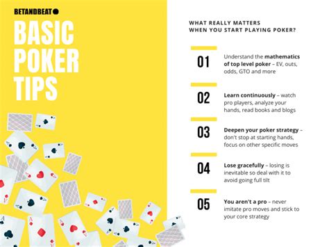 pokertips.today|Poker Tips: 18 Basic Poker Tips for Beginners .